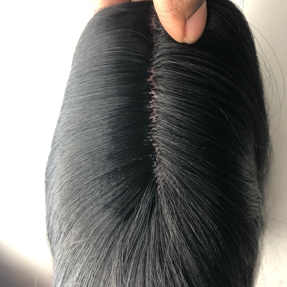 14” middle part bob wig main image 6